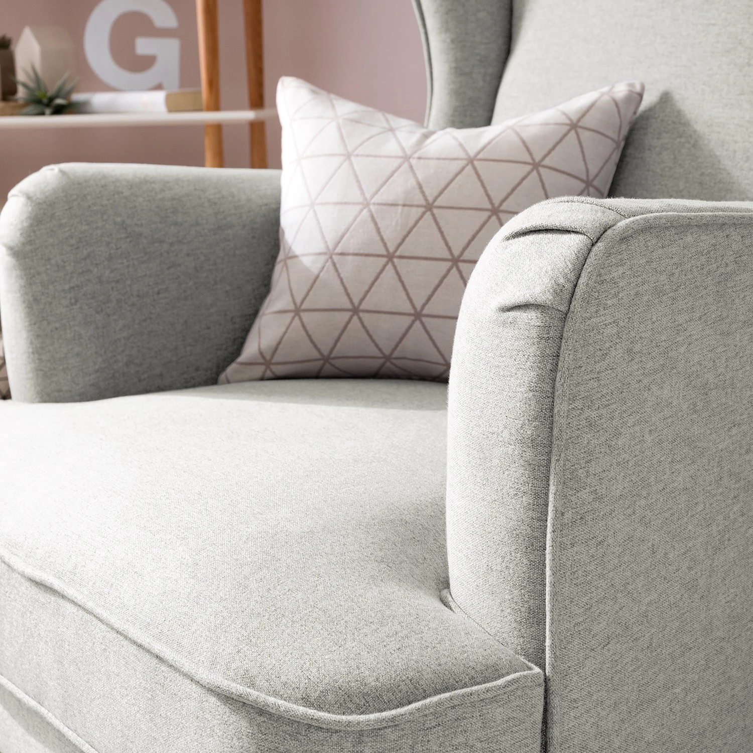 Jack & Alice Ohrensessel Limeri - Filz Blix: Hellgrau - Ohne Hocker 7 Jack & Alice Ohrensessel Limeri - Filz Blix: Hellgrau - Ohne Hocker – Bild 7