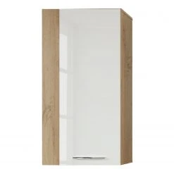 Trendteam Hängeschrank Rock - Hochglanz Weiß / Wotan Eiche Dekor