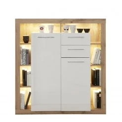 Trendteam Highboard Rock - Hochglanz Weiß / Wotan Eiche Dekor 8 Trendteam Highboard Rock - Hochglanz Weiß / Wotan Eiche Dekor -Wohnzimmermöbel boutique en ligne 1000128163 180905 10043849 GALLERYIMAGES P000000001000128163