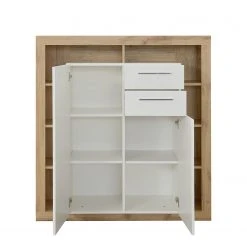 Trendteam Highboard Rock - Hochglanz Weiß / Wotan Eiche Dekor 9 Trendteam Highboard Rock - Hochglanz Weiß / Wotan Eiche Dekor -Wohnzimmermöbel boutique en ligne 1000128163 180905 10043850 GALLERYIMAGES P000000001000128163