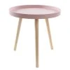 Norrwood Beistelltisch Cuto - Kiefer teilmassiv - Rosa / Kiefer
