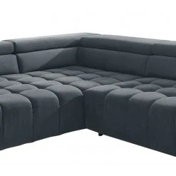 Loftscape Ecksofa Masaya - Microfaser Enza: Blaugrau - Ottomane davorstehend links - Mit Schlaffunktion -Wohnzimmermöbel boutique en ligne 1000128326 180809 143032126 GALLERYIMAGES P000000001000128326