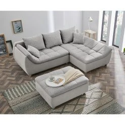 Fredriks Polsterhocker Gallina - Microfaser - Lichtgrau 9 Fredriks Polsterhocker Gallina - Microfaser - Lichtgrau -Wohnzimmermöbel boutique en ligne 1000128805 181023 15153104 GALLERYIMAGES P000000001000128805