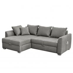 Fredriks Ecksofa Jaru II - Microfaser - Grau