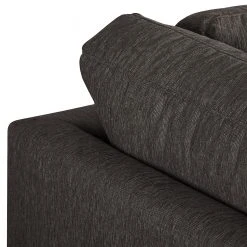 Wohnlandschaft Fiesta I - Strukturstoff - Dunkelgrau - Longchair davorstehend rechts / Ottomane links -Wohnzimmermöbel boutique en ligne 1000128868 211015 15511200569 DETAILS P000000001000128868