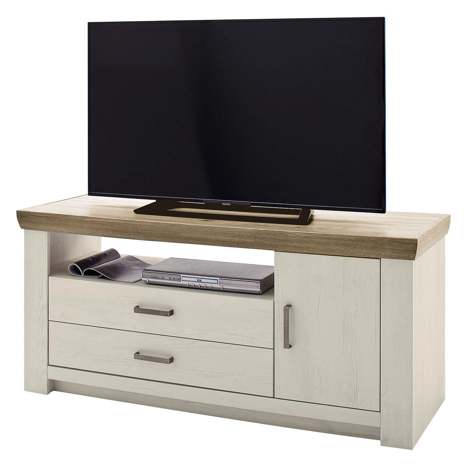 Ridgevalley TV-Lowboard Pontile I - Pinie Aurelio Dekor / Eiche Nelson Dekor 1 Ridgevalley TV-Lowboard Pontile I - Pinie Aurelio Dekor / Eiche Nelson Dekor