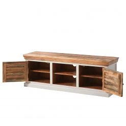 Maison Belfort TV-Lowboard Newhaven - Mango teilmassiv - Mango / Weiß 16 Maison Belfort TV-Lowboard Newhaven - Mango teilmassiv - Mango / Weiß -Wohnzimmermöbel boutique en ligne 1000128941 200122 18404100008 DETAILS P000000001000128941