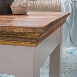 Maison Belfort Couchtisch Newhaven - Mango massiv - Mango / Weiß -Wohnzimmermöbel boutique en ligne 1000128950 190604 14304300011 GALLERYIMAGES P000000001000128950