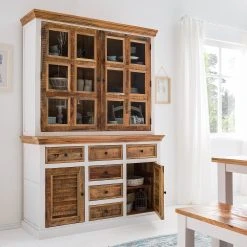 Maison Belfort Sideboard Newhaven - Mango teilmassiv - Mango / Weiß -Wohnzimmermöbel boutique en ligne 1000128954 200122 18404700044 MOOD DETAILS P000000001000128954 mood