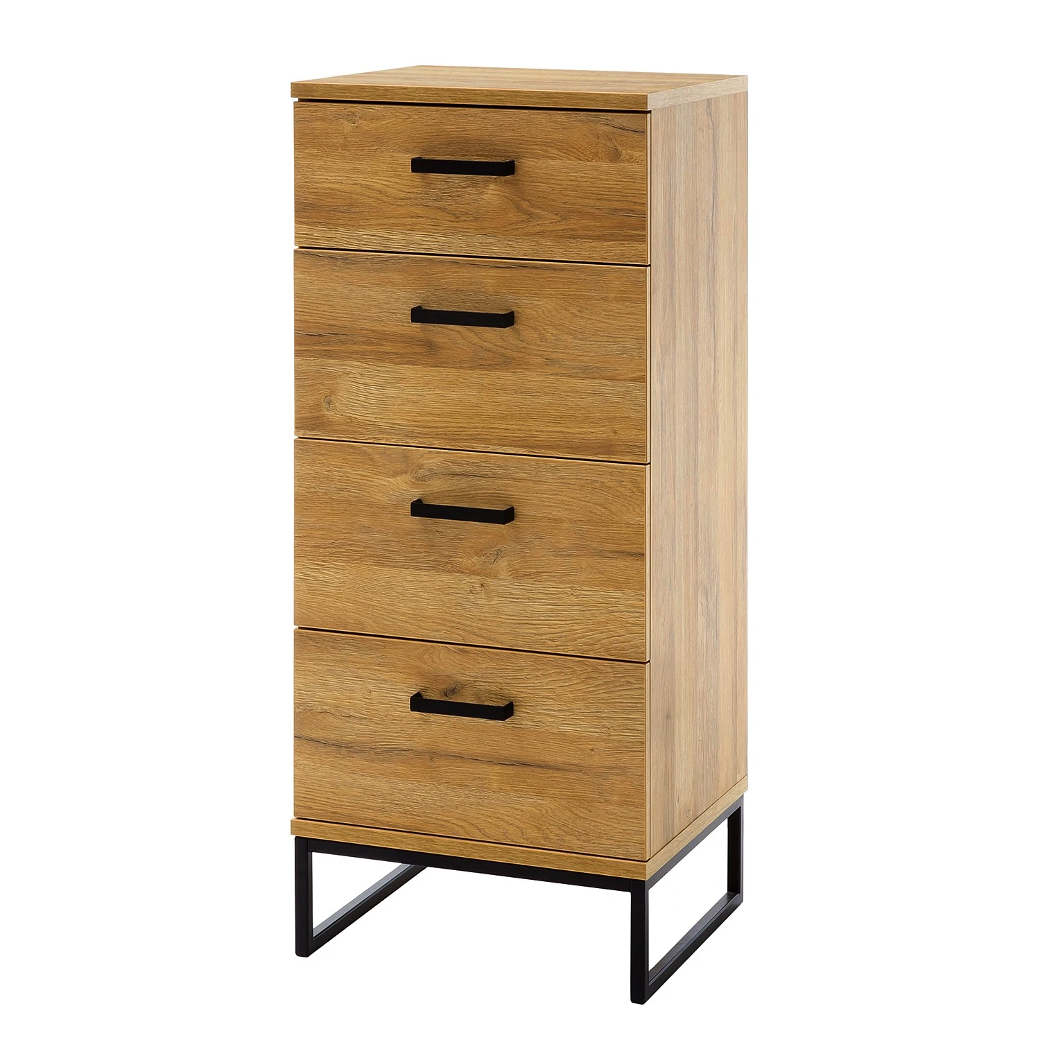 Red Living Kommode Krokby III - Eiche Grandson Dekor / Schwarz 1 Red Living Kommode Krokby III - Eiche Grandson Dekor / Schwarz