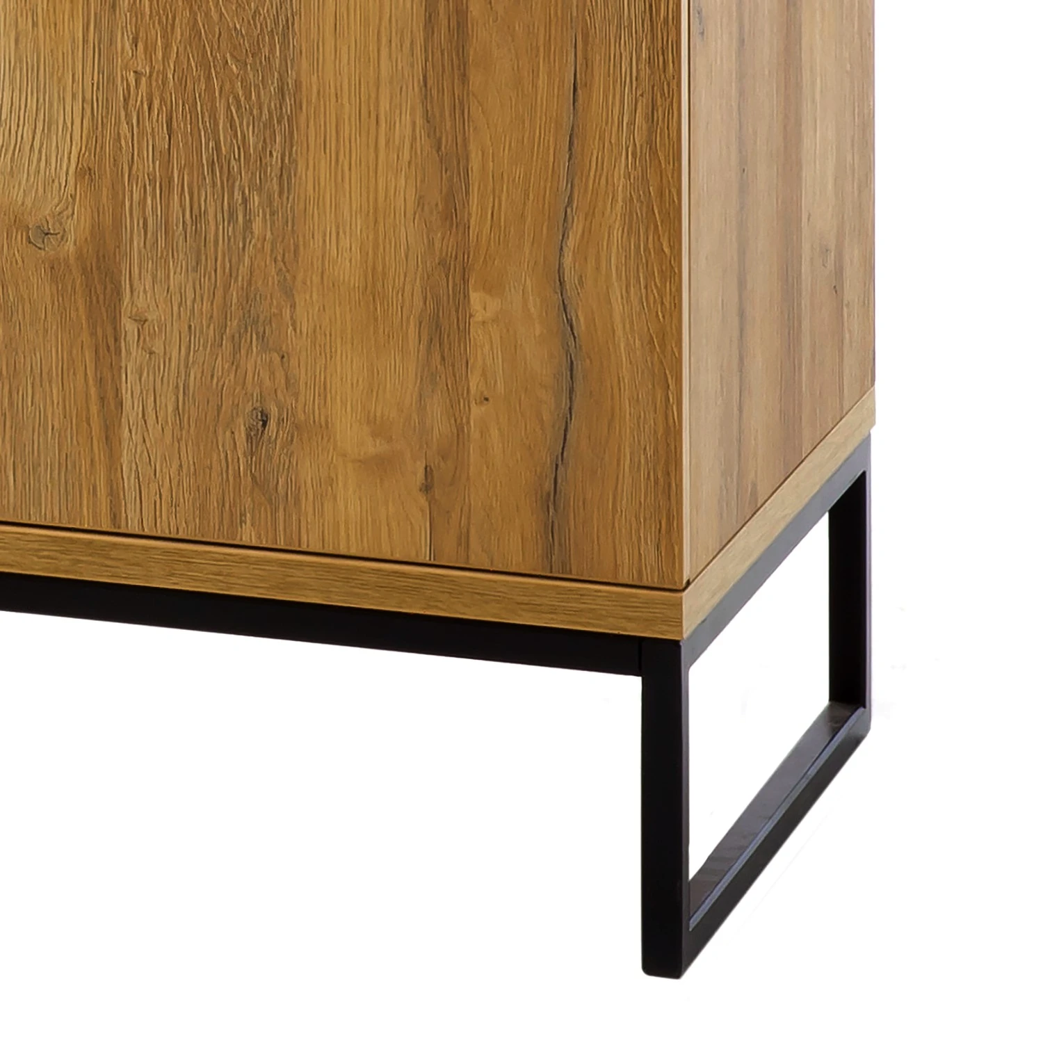 Red Living Kommode Krokby II - Eiche Grandson Dekor / Schwarz 5 Red Living Kommode Krokby II - Eiche Grandson Dekor / Schwarz – Bild 5