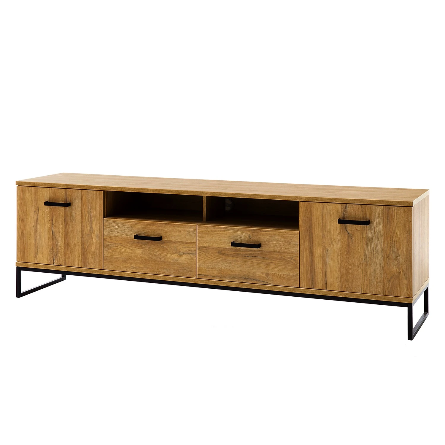 Red Living TV-Element Krokby - Eiche Grandson Dekor / Schwarz 4 Red Living TV-Element Krokby - Eiche Grandson Dekor / Schwarz – Bild 4