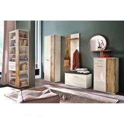 Loftscape Kommode Vantaa I - Hochglanz Weiß / Eiche Dekor 12 Loftscape Kommode Vantaa I - Hochglanz Weiß / Eiche Dekor -Wohnzimmermöbel boutique en ligne 1000129178 200811 14100301432 MOOD DETAILS P000000001000129178 mood