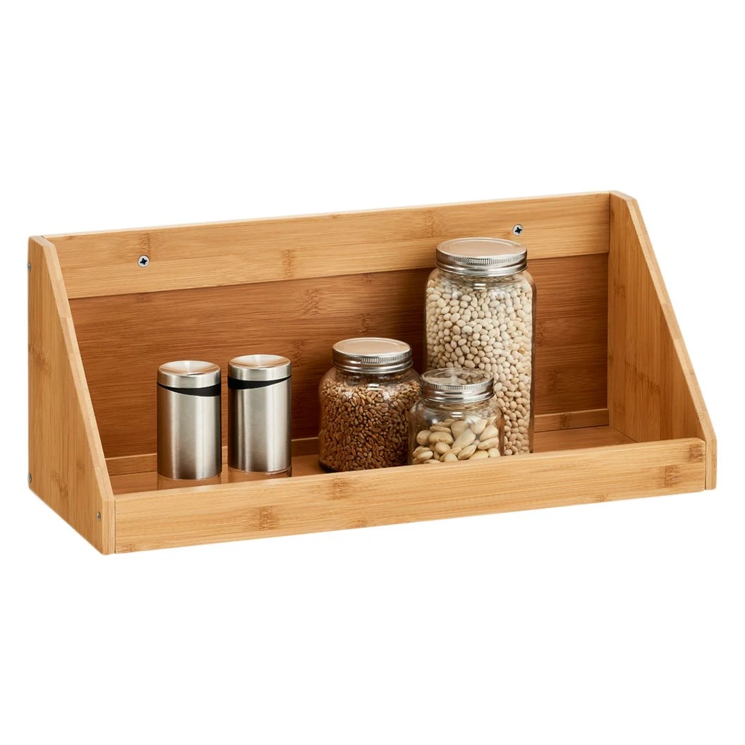 Zeller Wandregal Bamboo III - Bambus massiv 2 Zeller Wandregal Bamboo III - Bambus massiv – Bild 2