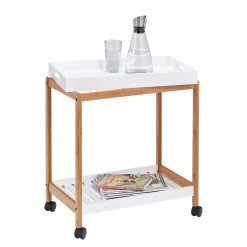 Zeller Servierwagen Dale - Bambus teilmassiv - Weiß / Bambus 5 Zeller Servierwagen Dale - Bambus teilmassiv - Weiß / Bambus -Wohnzimmermöbel boutique en ligne 1000130035 181002 10011921 GALLERYIMAGES P000000001000130035