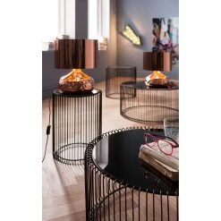 Kare Design Couchtisch Wire (2er-Set) - Glas / Stahl - Schwarz -Wohnzimmermöbel boutique en ligne 1000132043 181017 11370641 MOOD GALLERYIMAGES P000000001000132043 mood