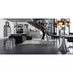 Kare Design Beistelltisch Wire I (2-er Set) - Glas / Stahl - Weiß -Wohnzimmermöbel boutique en ligne 1000132044 181017 11370747 MOOD GALLERYIMAGES P000000001000132044 mood