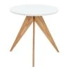 Now! by hülsta Beistelltisch hülsta now V - Eiche teilmassiv - Lack Weiß