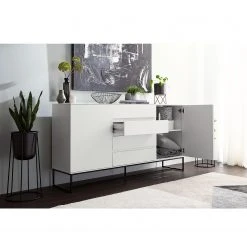 Fredriks Sideboard Zaddy II - Weiß -Wohnzimmermöbel boutique en ligne 1000134696 210426 15154200016 MOOD DETAILS P000000001000134696 mood