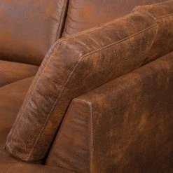 Ars Natura Wohnlandschaft Bragado - Antiklederlook - Longchair davorstehend links / Ottomane rechts -Wohnzimmermöbel boutique en ligne 1000135199 190903 11144700009 DETAILS P000000001000135199