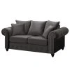 Jack & Alice Sofa Solita (2-Sitzer) - Samt - Grau