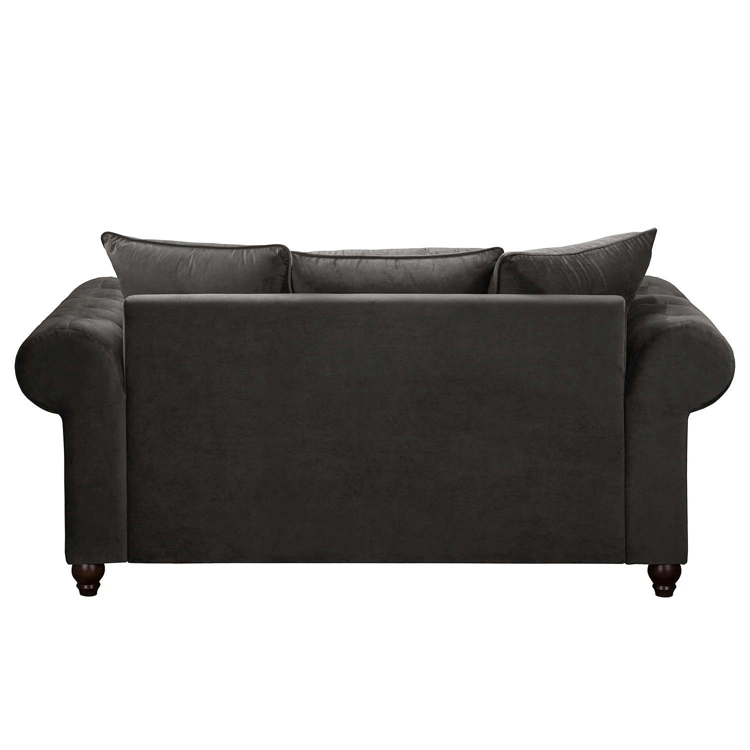 Jack & Alice Sofa Solita (2-Sitzer) - Samt - Grau 4 Jack & Alice Sofa Solita (2-Sitzer) - Samt - Grau – Bild 4