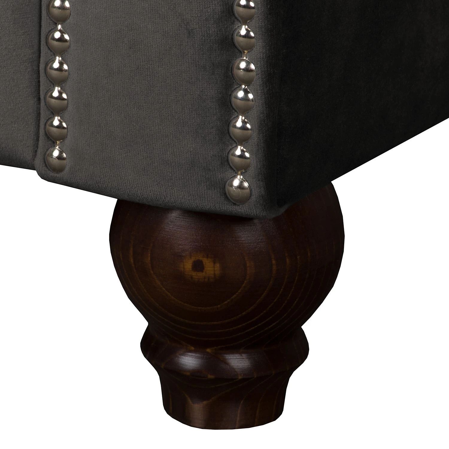 Jack & Alice Sofa Solita (2-Sitzer) - Samt - Grau 9 Jack & Alice Sofa Solita (2-Sitzer) - Samt - Grau – Bild 9