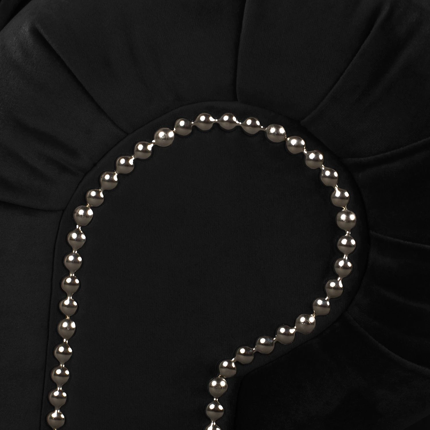 Jack & Alice Bigsofa Solita - Samt - Schwarz - Ohne Hocker 5 Jack & Alice Bigsofa Solita - Samt - Schwarz - Ohne Hocker – Bild 5