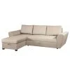 Loftscape Ecksofa Rufus - Webstoff - Kaschmir - Longchair davorstehend links