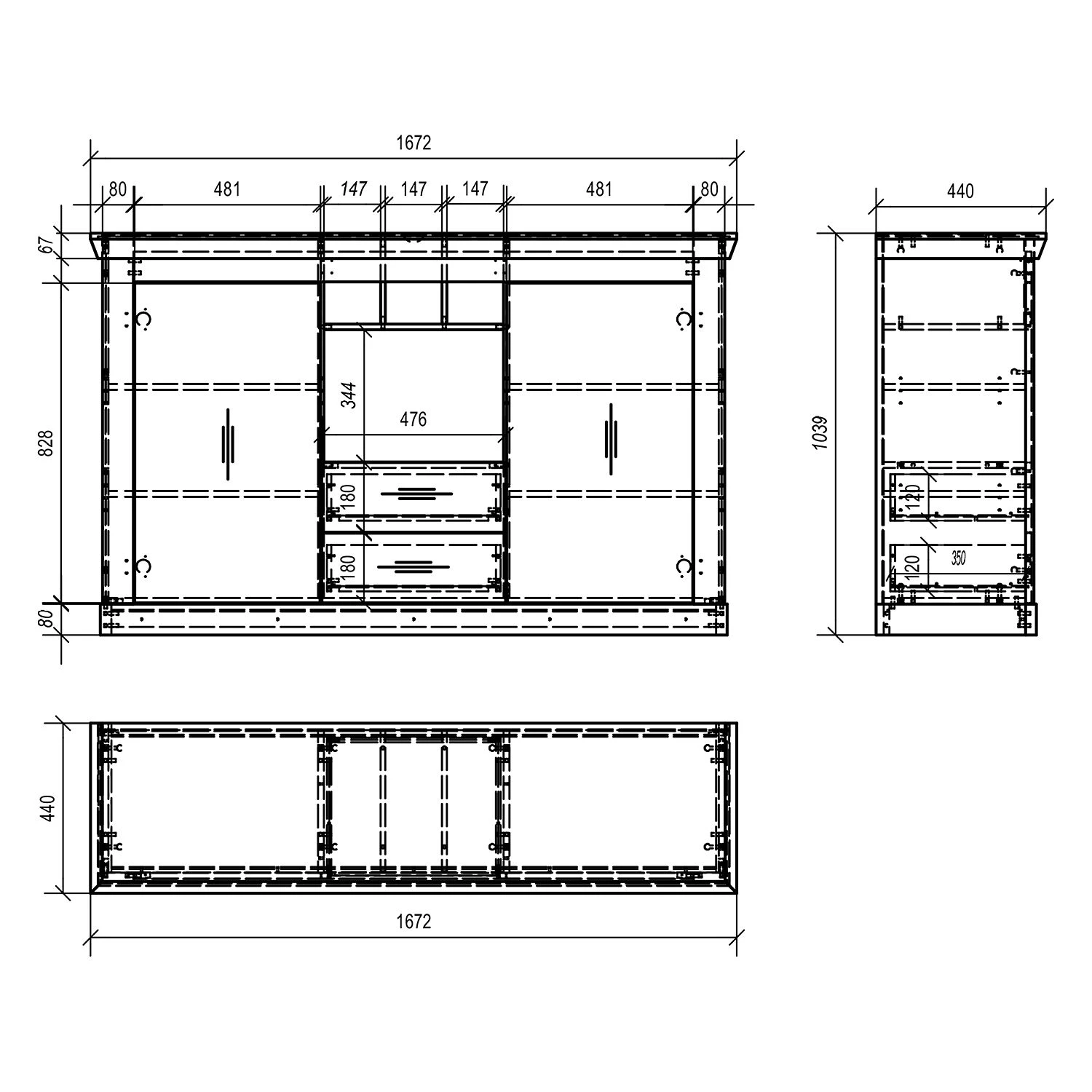 Ridgevalley Sideboard Lewk - Pinie Weiß Dekor / Pinie Dekor 8 Ridgevalley Sideboard Lewk - Pinie Weiß Dekor / Pinie Dekor – Bild 8
