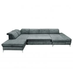 Fredriks Wohnlandschaft Easton - Microfaser - Microfaser Ranu: Anthrazit - Longchair davorstehend rechts / Ottomane links -Wohnzimmermöbel boutique en ligne 1000136743 181026 16490024 GALLERYIMAGES P000000001000136743