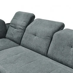 Fredriks Wohnlandschaft Easton - Microfaser - Microfaser Ranu: Anthrazit - Longchair davorstehend rechts / Ottomane links -Wohnzimmermöbel boutique en ligne 1000136743 181026 16490025 GALLERYIMAGES P000000001000136743