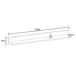 Loftscape Wandboard Hagby - Eiche Dekor - Breite: 116 cm 7 Loftscape Wandboard Hagby - Eiche Dekor - Breite: 116 cm -Wohnzimmermöbel boutique en ligne 1000137080 190417 12530200004 GALLERYIMAGES P000000001000137080