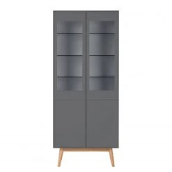 Mørteens Vitrinenschrank Lindholm - Grau -Wohnzimmermöbel boutique en ligne 1000139428 190116 09553600027 GALLERYIMAGES P000000001000139428