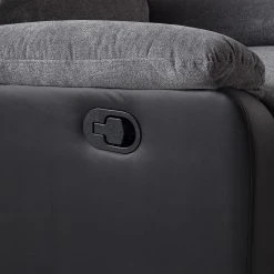 Loftscape Relaxsessel Warmun - Kunstleder / Microfaser - Schwarz / Grau -Wohnzimmermöbel boutique en ligne 1000139815 200731 14234000011 DETAILS P000000001000139815