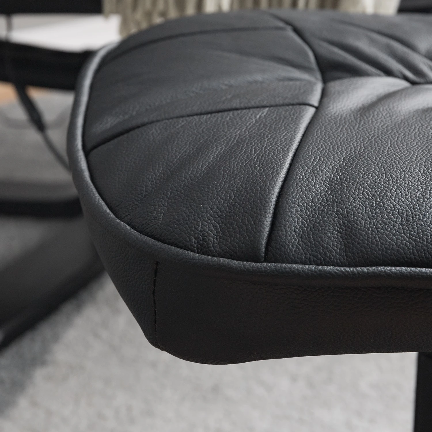 Loftscape Relaxsessel Wesburn II - Echtleder / Kunstleder - Schwarz 11 Loftscape Relaxsessel Wesburn II - Echtleder / Kunstleder - Schwarz – Bild 11