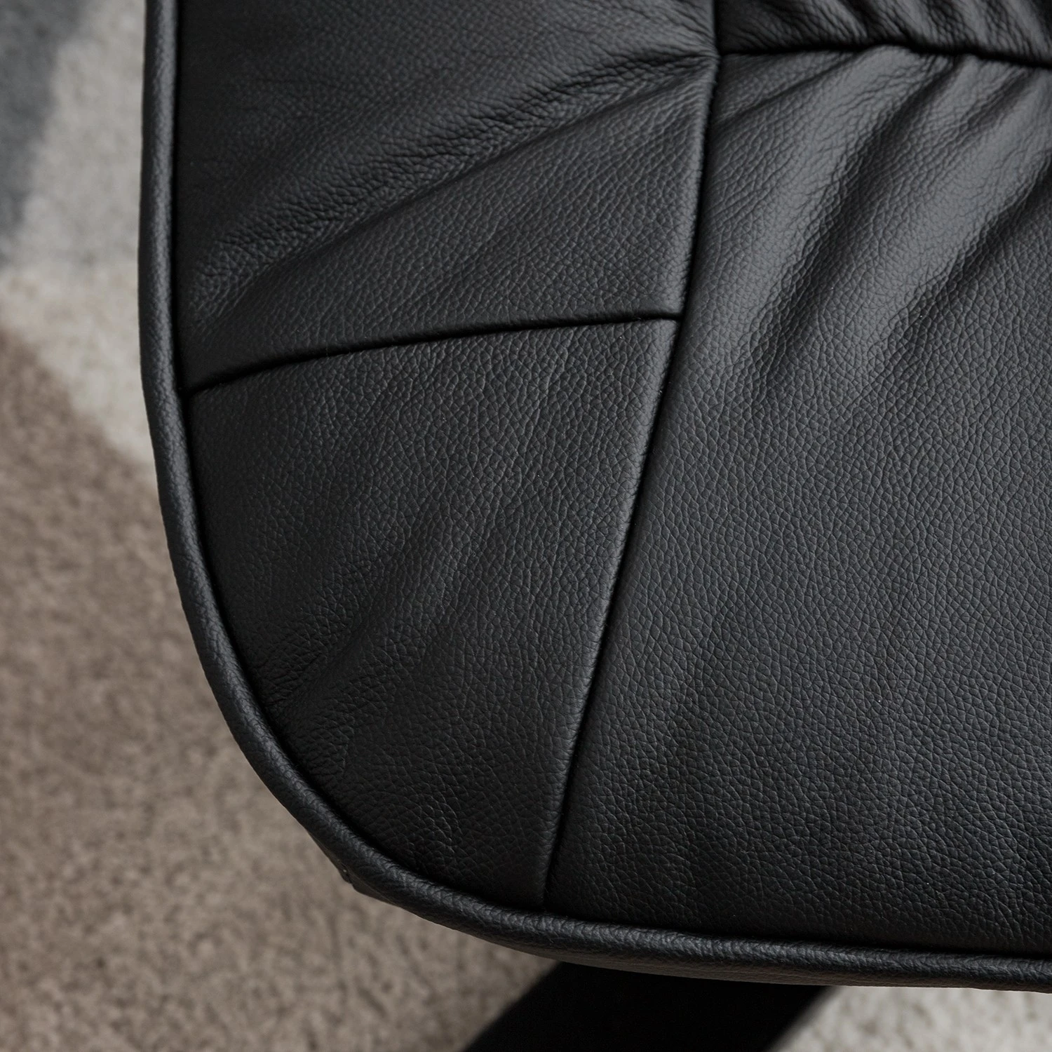 Loftscape Relaxsessel Wesburn II - Echtleder / Kunstleder - Schwarz 12 Loftscape Relaxsessel Wesburn II - Echtleder / Kunstleder - Schwarz – Bild 12