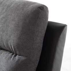 Loftscape Relaxsofa Warmun (3-Sitzer) - Kunstleder / Microfaser - Schwarz / Grau -Wohnzimmermöbel boutique en ligne 1000139824 200807 14142200013 DETAILS P000000001000139824