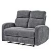 Loftscape Relaxsofa Grandhan (2-Sitzer) - Microfaser - Grau