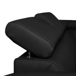 Loftscape Wohnlandschaft Burnside I - Echtleder / Kunstleder - Schwarz - Longchair davorstehend links / Ottomane rechts - Mit Schlaffunktion -Wohnzimmermöbel boutique en ligne 1000142110 181106 152820115 GALLERYIMAGES P000000001000142110