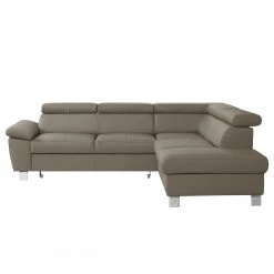 Loftscape Ecksofa Waal I - Echtleder / Kunstleder - Taupe - Ottomane davorstehend rechts - Mit Schlaffunktion -Wohnzimmermöbel boutique en ligne 1000142200 181106 153027927 GALLERYIMAGES P000000001000142200
