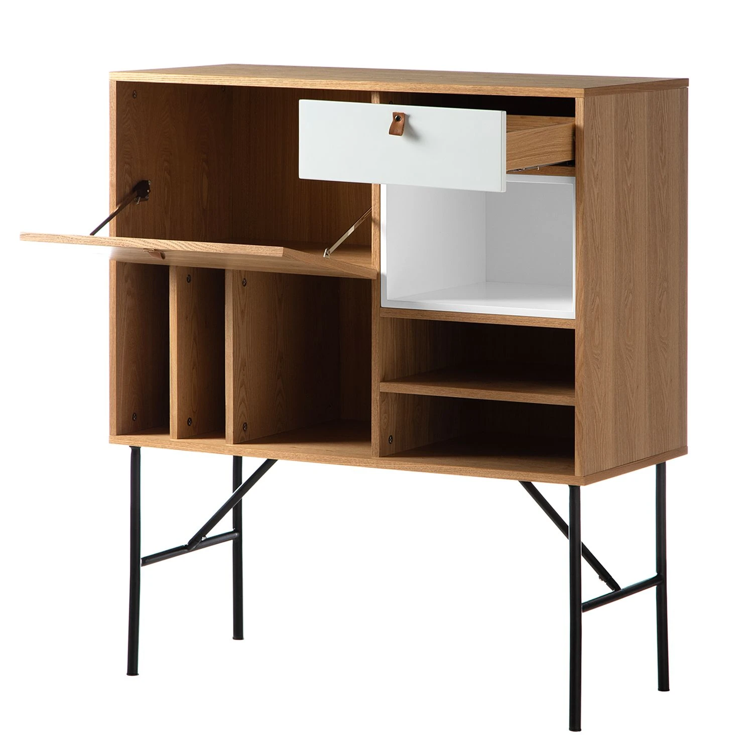 Studio Copenhagen Kommode Vallsta ll - Esche / Schwarz 5 Studio Copenhagen Kommode Vallsta ll - Esche / Schwarz – Bild 5