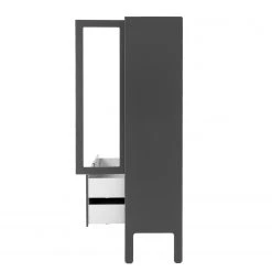 Tenzo Vitrinenschrank Uno - Dunkelgrau -Wohnzimmermöbel boutique en ligne 1000143937 200527 07432300818 DETAILS P000000001000143937