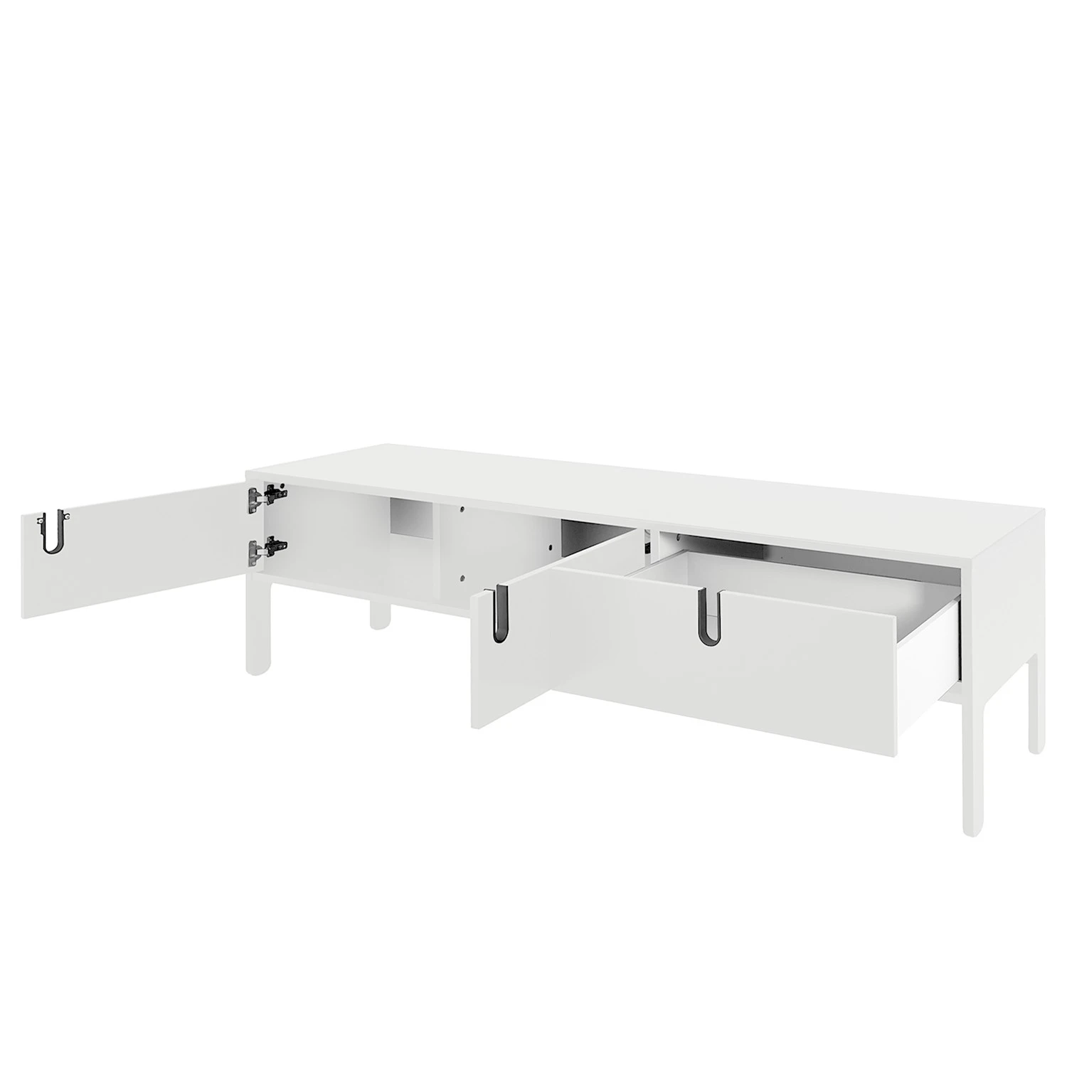 Tenzo TV-Lowboard Uno II - Weiß 3 Tenzo TV-Lowboard Uno II - Weiß – Bild 3