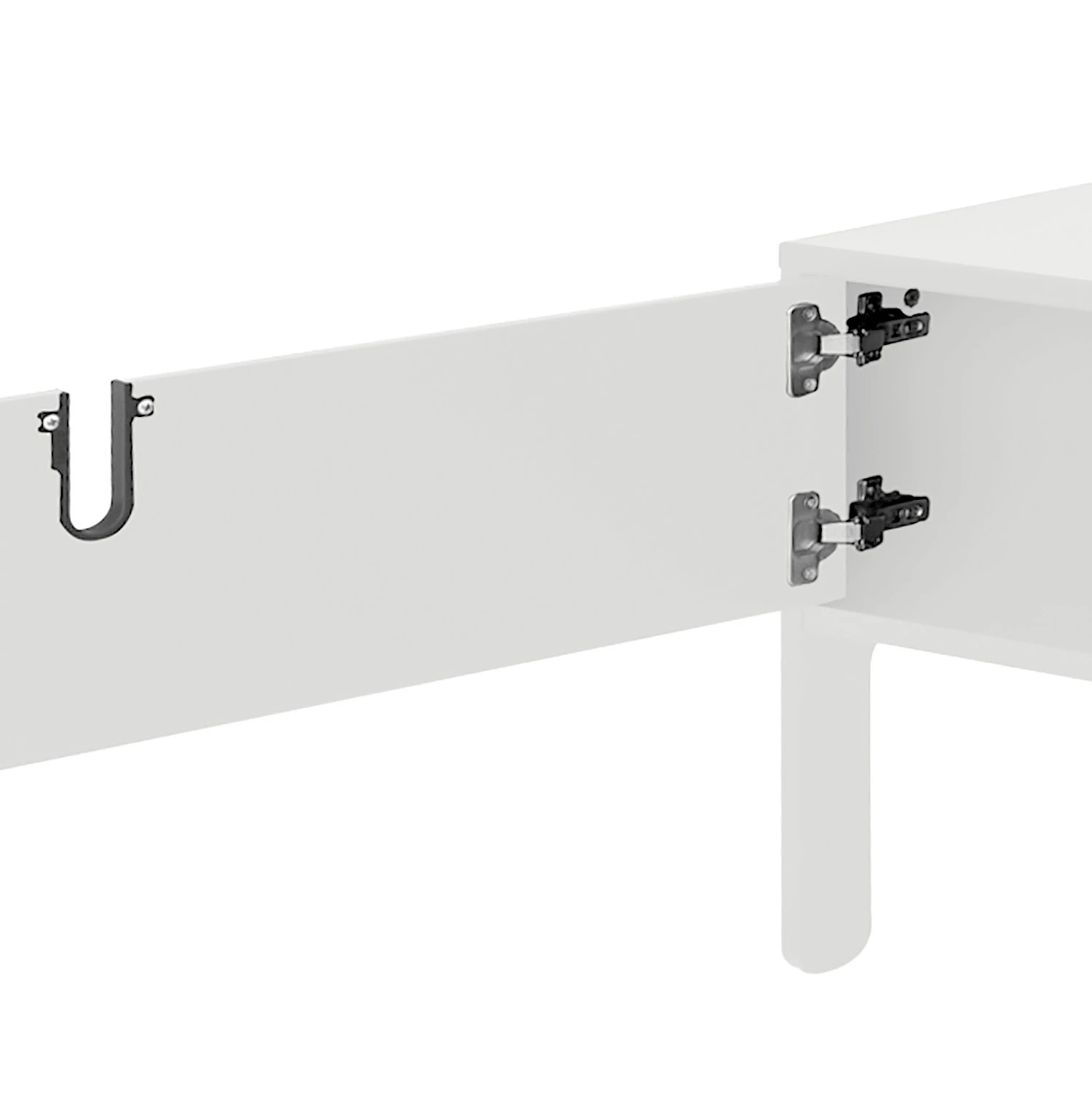 Tenzo TV-Lowboard Uno II - Weiß 7 Tenzo TV-Lowboard Uno II - Weiß – Bild 7