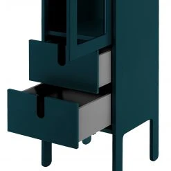 Tenzo Standvitrine Uno - Petrol -Wohnzimmermöbel boutique en ligne 1000143944 200527 07433800852 DETAILS P000000001000143944