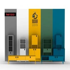 Tenzo Standvitrine Uno - Petrol -Wohnzimmermöbel boutique en ligne 1000143944 200527 07433800853 DETAILS P000000001000143944