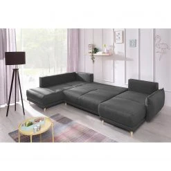 Loftscape Wohnlandschaft Panica I - Webstoff - Schlaffunktion - Dunkelgrau - Ottomane davorstehend links 19 Loftscape Wohnlandschaft Panica I - Webstoff - Schlaffunktion - Dunkelgrau - Ottomane davorstehend links -Wohnzimmermöbel boutique en ligne 1000144014 181128 07252900296 GALLERYIMAGES P000000001000144014