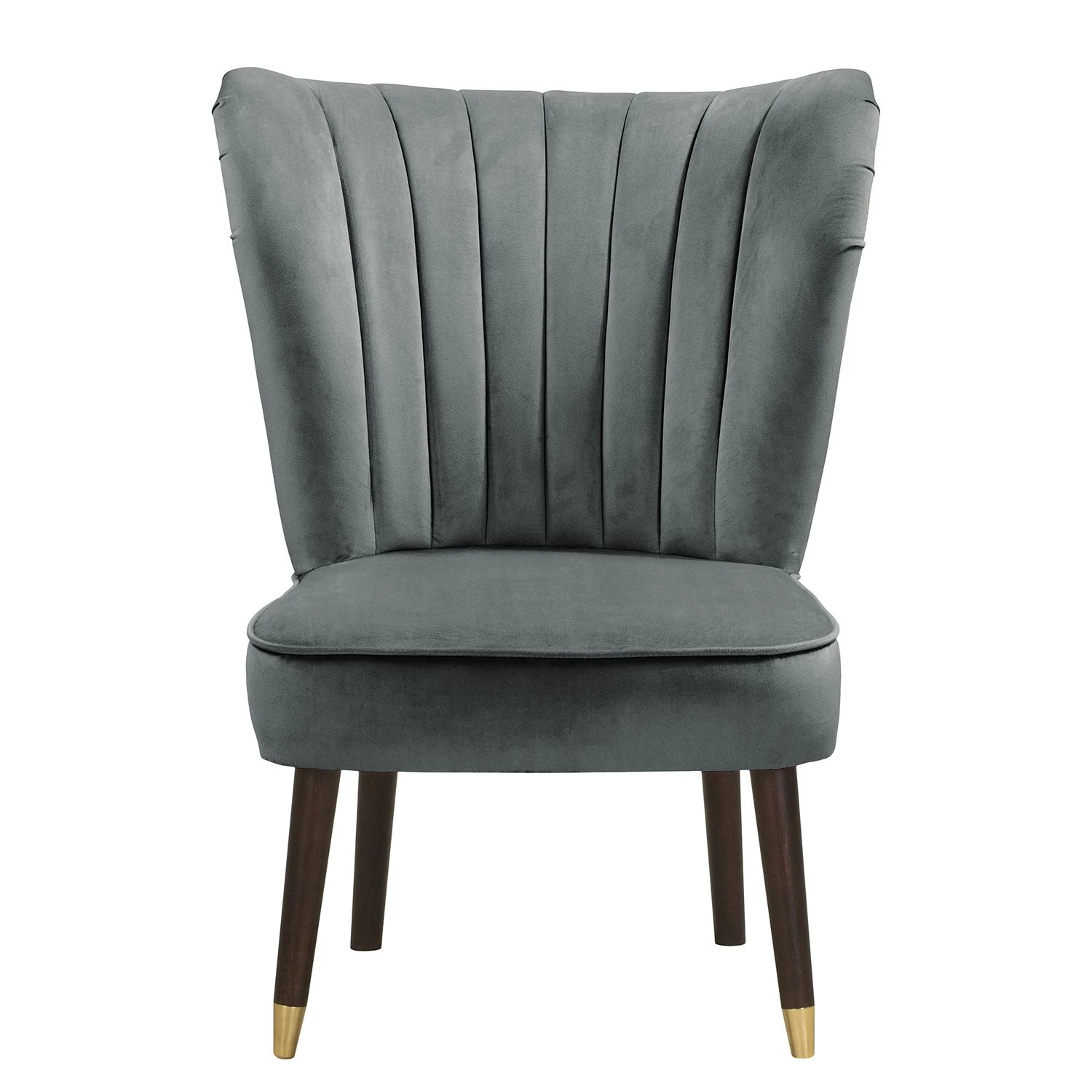 Jack & Alice Sessel Sunlands - Samt - Grau 2 Jack & Alice Sessel Sunlands - Samt - Grau – Bild 2