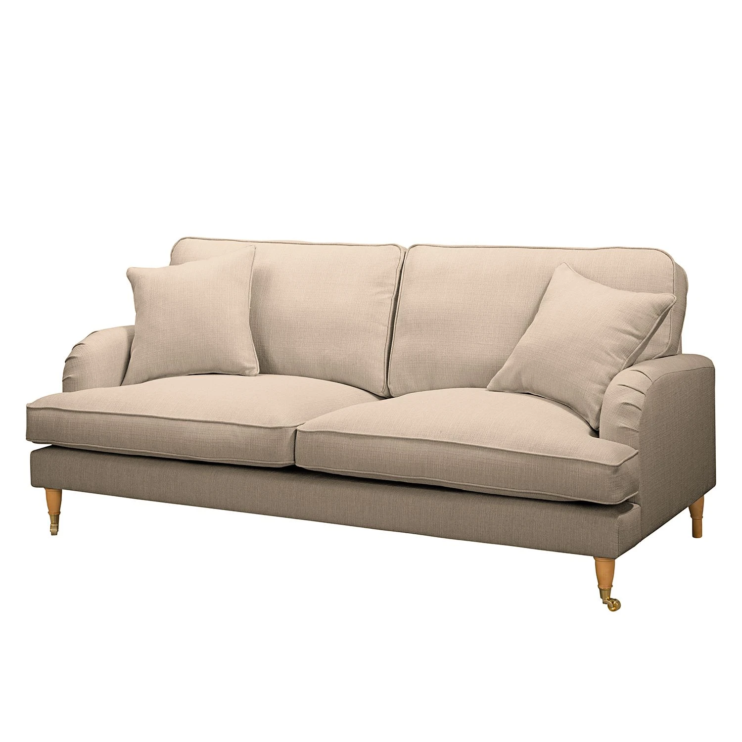 Maison Belfort Sofa Bethania II (2-Sitzer) - Webstoff - Cappuccino 1 Maison Belfort Sofa Bethania II (2-Sitzer) - Webstoff - Cappuccino